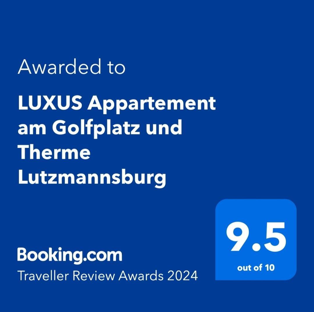 Luxus Appartement Am Golfplatz Und Therme Lutzmannsburg Zsira Esterno foto